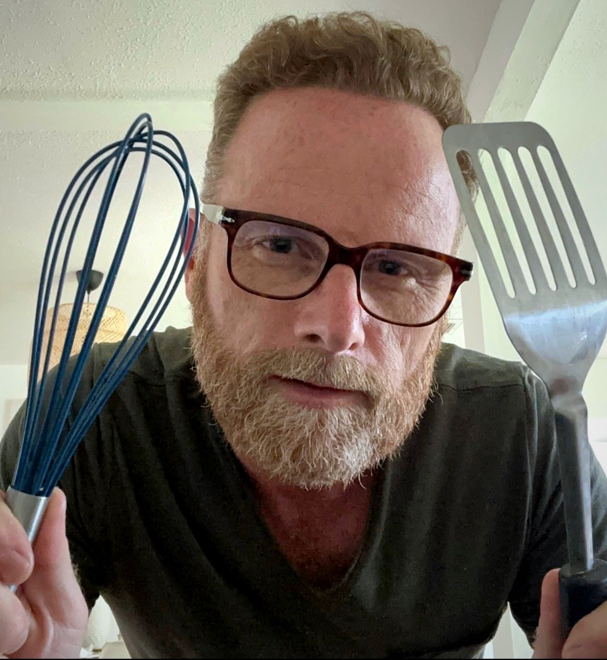 Fabrice Carreau, fondateur d'Americonseil, en cuisine